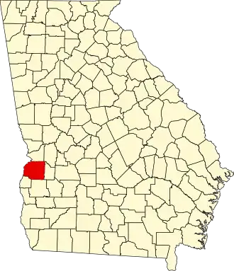 Localisation de Comté de Stewart(Stewart County)
