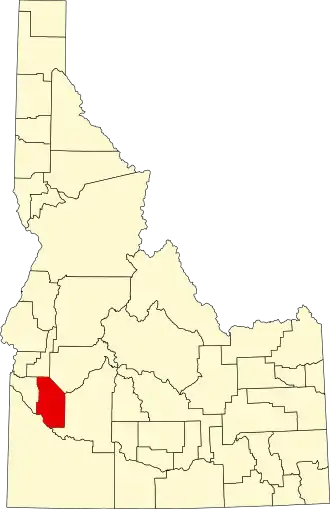 Localisation de Comté d'Ada(Ada County)