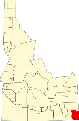 Localisation de Comté de Bear Lake(Bear Lake County)