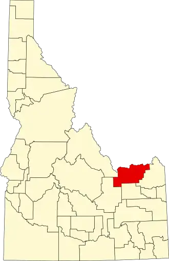 Localisation de Comté de Clark(Clark County)