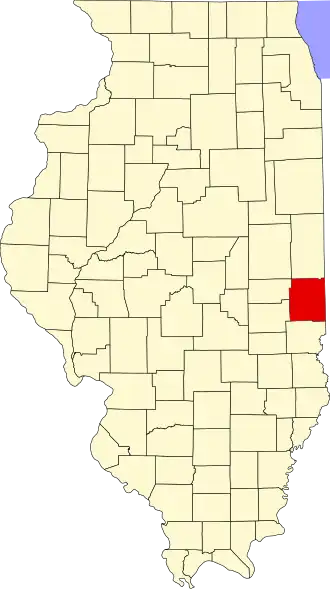 Localisation de Comté d'Edgar(Edgar County)