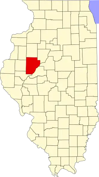 Localisation de Comté de Fulton(Fulton County)