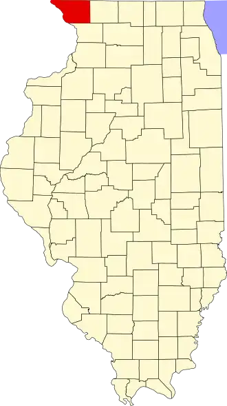 Localisation de Comté de Jo Daviess(Jo Daviess County)