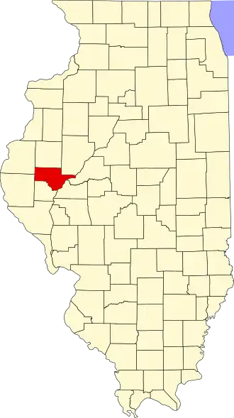 Localisation de Comté de Schuyler(Schuyler County)