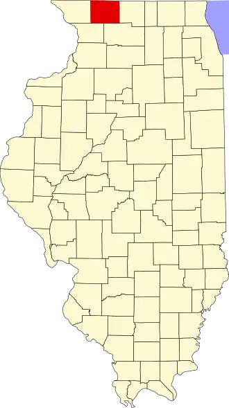 Localisation de Comté de Stephenson(Stephenson County)