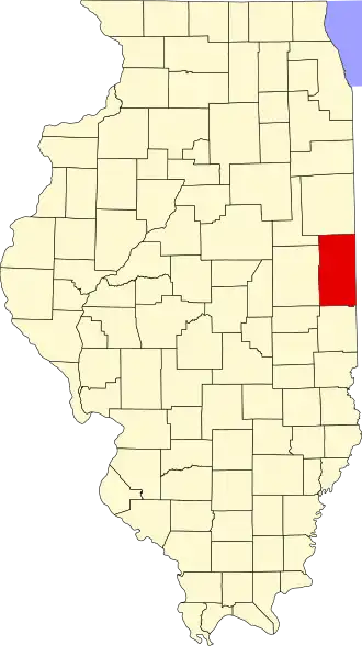 Localisation de Comté de Vermilion(Vermilion County)
