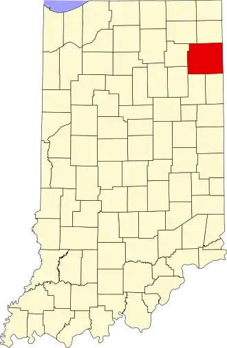 Localisation de Comté d'Allen(Allen County)