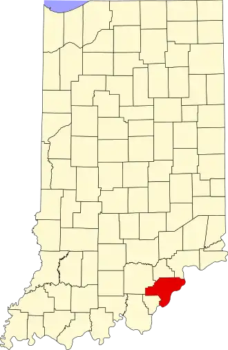 Localisation de Comté de Clark(Clark County)
