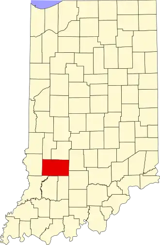Localisation de Comté de Greene(Greene County)