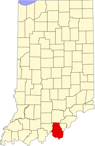 Localisation de Comté de Harrison(Harrison County)