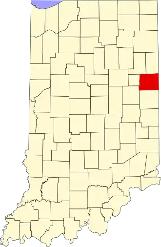 Localisation de Comté de JayJay County