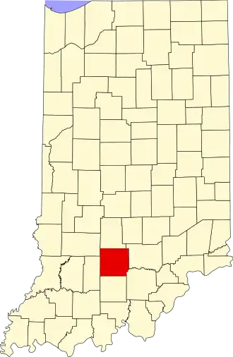 Localisation de Comté de Lawrence(Lawrence County)