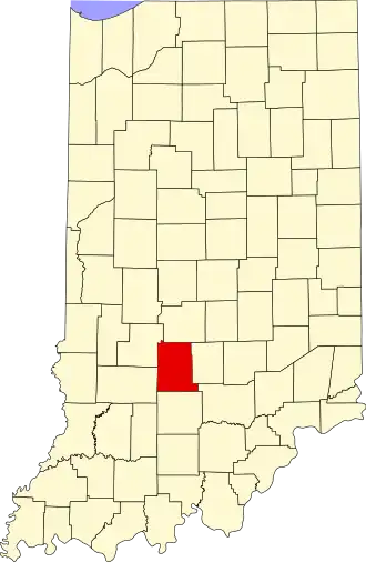 Localisation de Comté de Monroe(Monroe County)