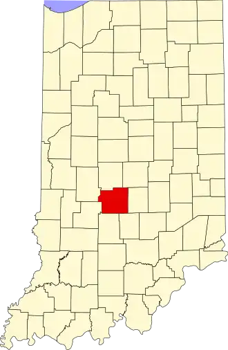 Localisation de Comté de Morgan(Morgan County)