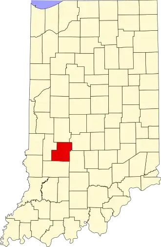 Localisation de Comté d'Owen(Owen County)