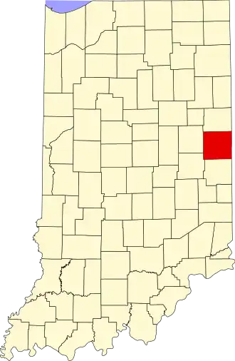 Localisation de Comté de Randolph(Randolph County)