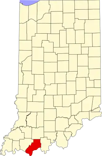 Localisation de Comté de Spencer(Spencer County)