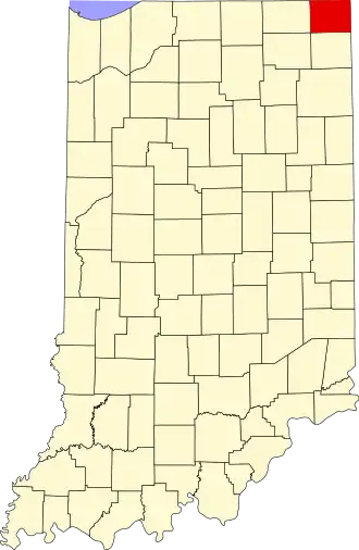 Localisation de Comté de Steuben(Steuben County)