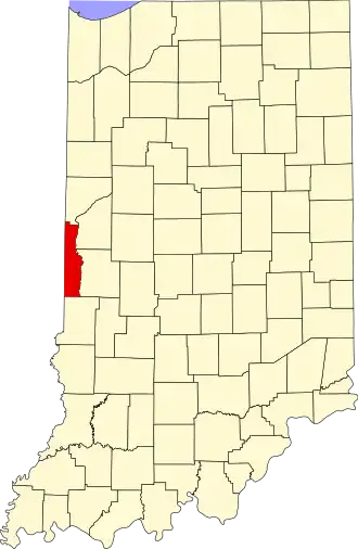 Localisation de Comté de Vermillion(Vermillion County)