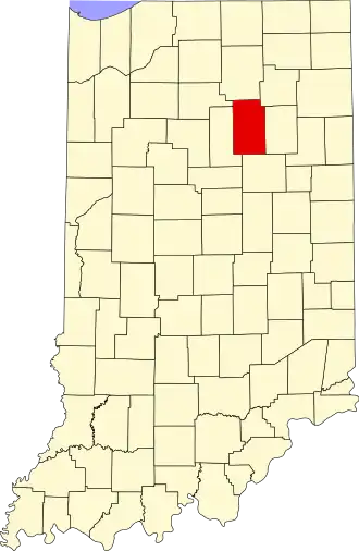 Localisation de Comté de Wabash(Wabash County)