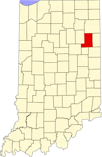Localisation de Comté de Wells(Wells County)