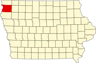 Localisation de Comté de Sioux