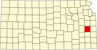 Localisation de Comté d’Anderson(Anderson County)
