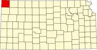 Localisation de Comté de Cheyenne(Cheyenne County)