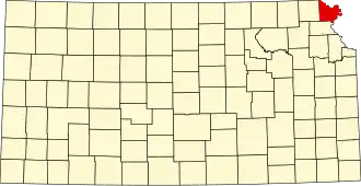 Localisation de Comté de Doniphan(Doniphan County)