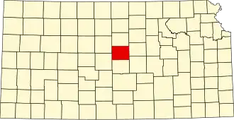 Localisation de Comté d’Ellsworth(Ellsworth County)