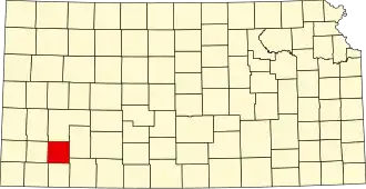 Localisation de Comté de Haskell(Haskell County)
