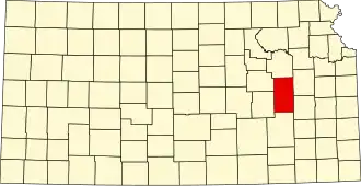 Localisation de Comté de Lyon(Lyon County)
