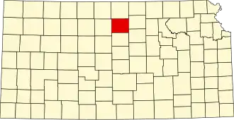 Localisation de Comté de Mitchell(Mitchell County)