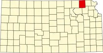 Localisation de Comté de Nemaha(Nemaha County)
