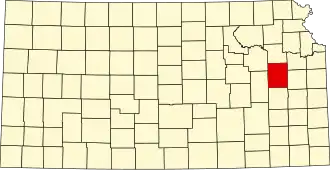 Localisation de Comté d’Osage(Osage County)