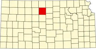 Localisation de Comté d’Osborne(Osborne County)