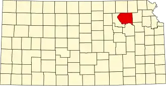 Localisation de Comté de Pottawatomie(Pottawatomie County)