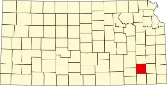 Localisation de Comté de Wilson(Wilson County)