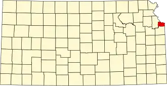 Localisation de Comté de Wyandotte(Wyandotte County)