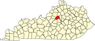 Localisation de Comté d'AndersonAnderson County