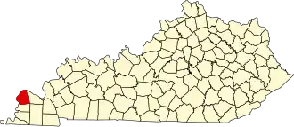 Localisation de Comté de Ballard(Ballard County)