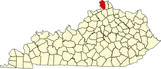 Localisation de Comté de BooneBoone County