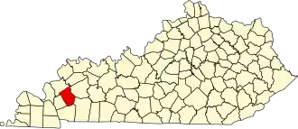 Localisation de Comté de CaldwellCaldwell County