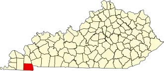 Localisation de Comté de CallowayCalloway County