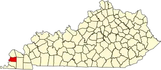 Localisation de Comté de CarlisleCarlisle County