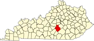 Localisation de Comté de CaseyCasey County
