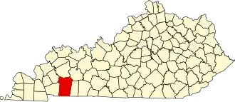 Localisation de Comté de ChristianChristian County