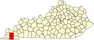 Localisation de Comté de GravesGraves County
