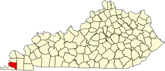 Localisation de Comté de HickmanHickman County