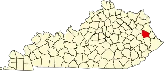 Localisation de Comté de JohnsonJohnson County